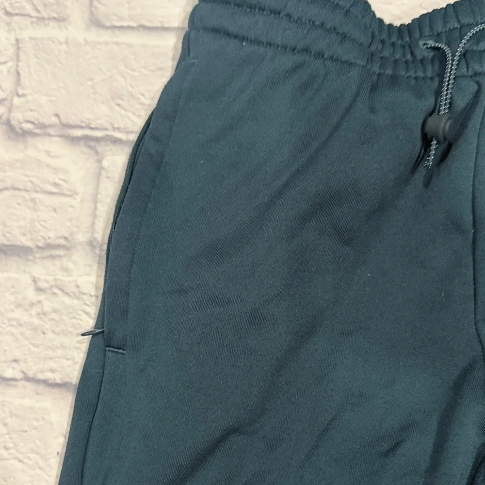Adidas Teal Joggers with White Logo